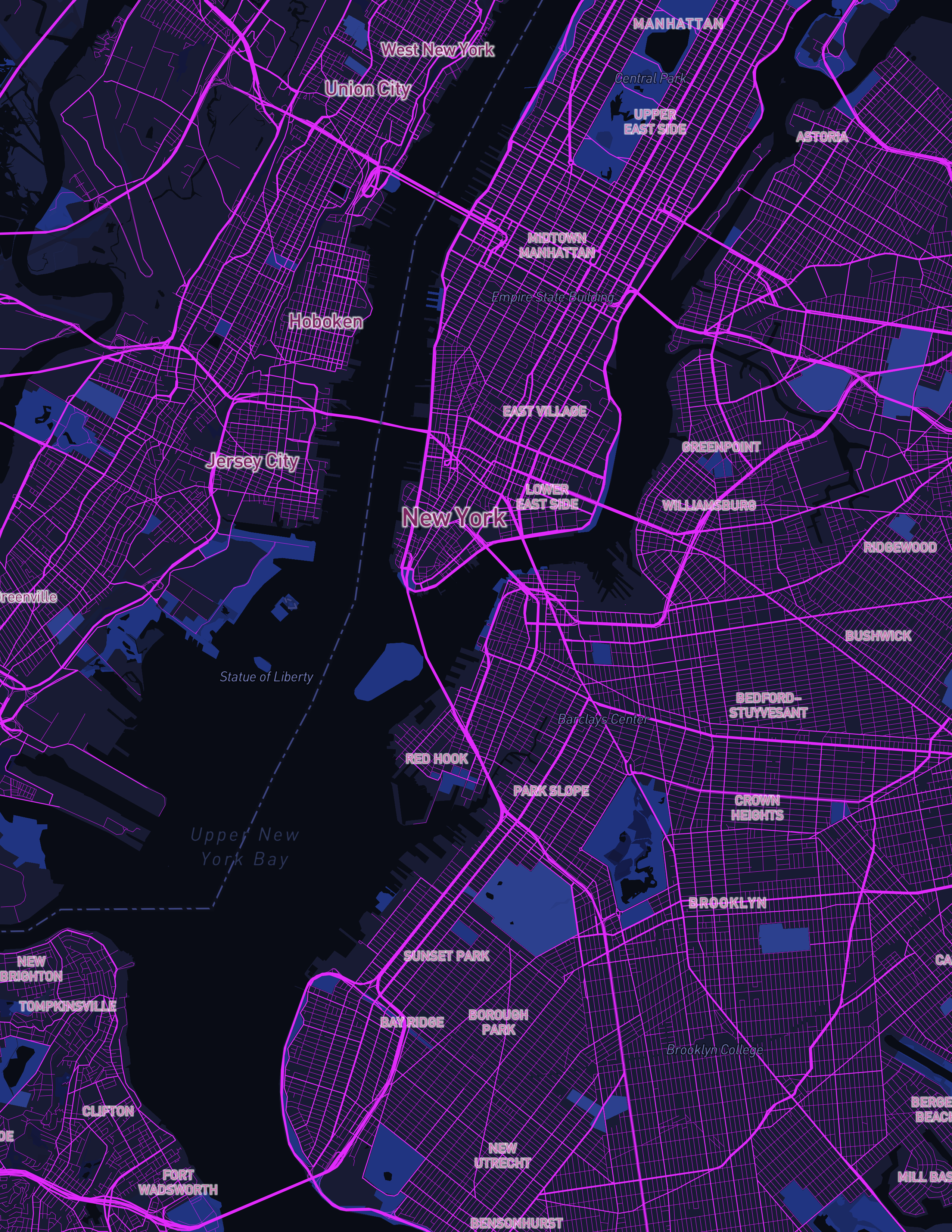 How the mapped looked before anything was added