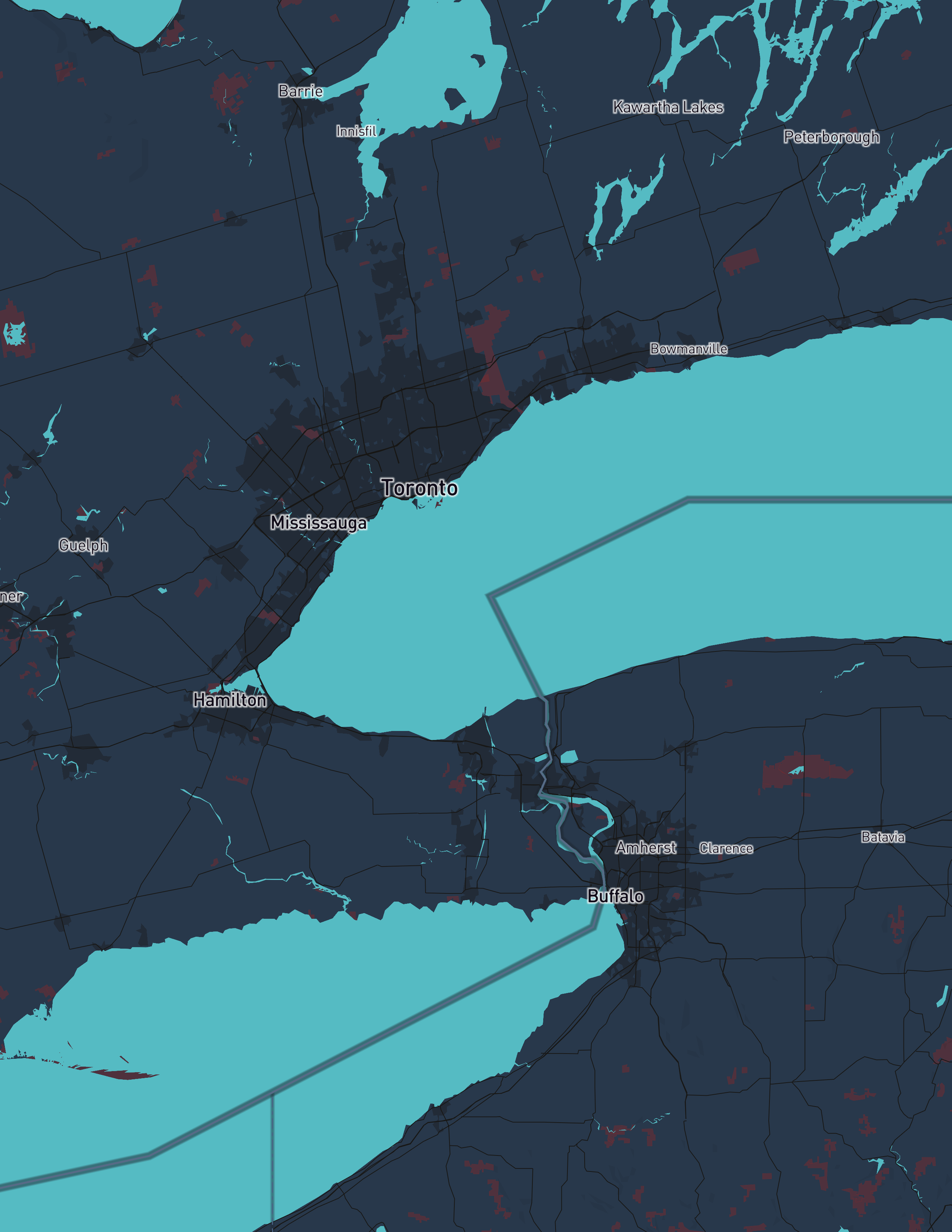 How the mapped looked before anything was added